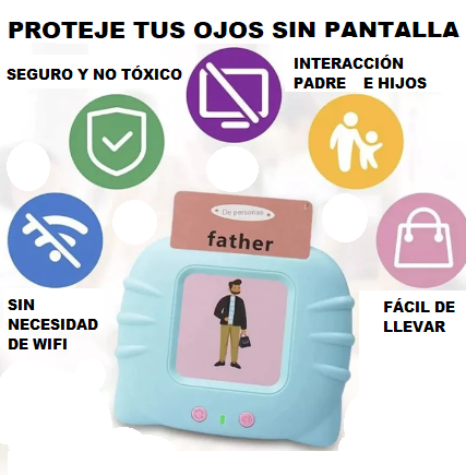 TARJETA FLASH PARLANTE PARA NIÑOS